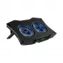 White Shark ICE GUARD GCP-4 Kühler mit zwei 125-mm-Lüftern mit blauer LED, 5 Höhenverstellungen, bis 17,3 Zoll