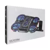 White Shark ICE STORM GCP-6 Laptop-Kühlpad, 2x125-mm-Lüfter, blaue LED, USB, bis 17 Zoll