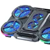 White Shark ICE STORM GCP-6 Laptop-Kühlpad, 2x125-mm-Lüfter, blaue LED, USB, bis 17 Zoll