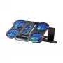 White Shark ICE STORM GCP-6 Laptop-Kühlpad, 2x125-mm-Lüfter, blaue LED, USB, bis 17 Zoll