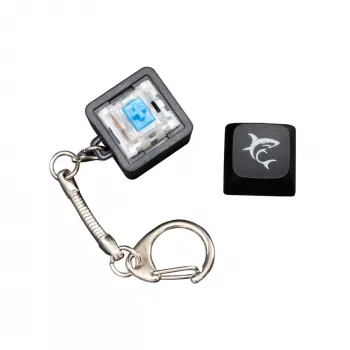 White Shark KEYCHAIN Promo Black Mechanische Schalter