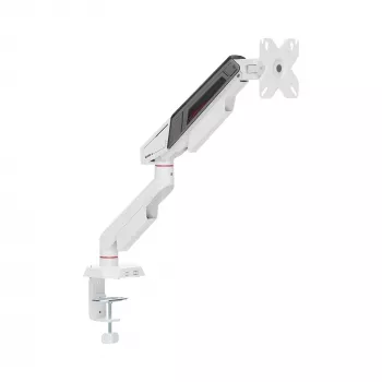White Shark KHUFU-I GMS-3210 Single Monitor Desktop Mount für 17 inch-32 inch Bildschirme, Schwarz