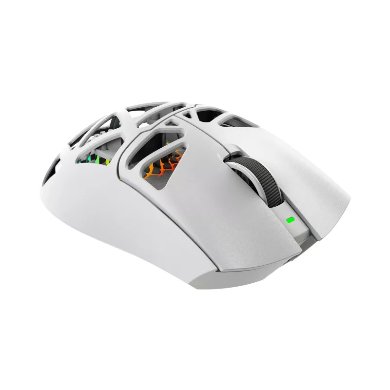White Shark MORIEN WGM-5025 Kabelgebundene Gaming-Maus, bis zu 12800 DPI, RGB, Weiß