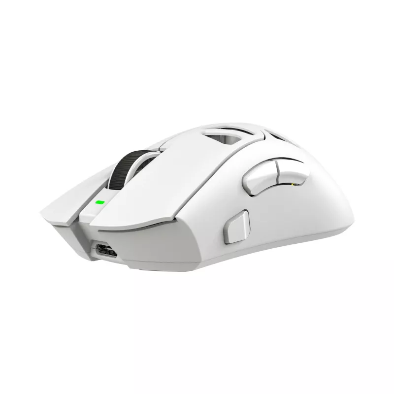 White Shark MORIEN WGM-5025 Kabelgebundene Gaming-Maus, bis zu 12800 DPI, RGB, Weiß