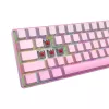 White Shark NUNCHAKU-P-US-RED.SW TKL Mechanische Gaming-Tastatur - 87 Tasten, Outemu Red Switches, RGB-Beleuchtung, Pink