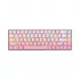 White Shark NUNCHAKU-P-US-RED.SW TKL Mechanische Gaming-Tastatur - 87 Tasten, Outemu Red Switches, RGB-Beleuchtung, Pink