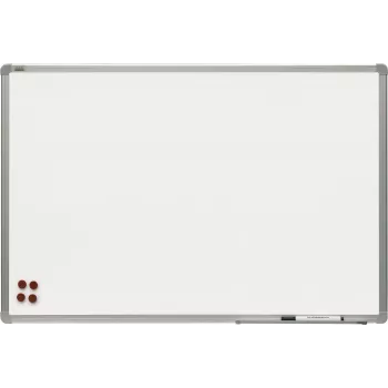 Whiteboard lackierte Oberfläche 120x90cm Aluminiumrahmen