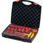 Wiha 43024 Isolierter Umschaltknarren- und Steckschlüsselsatz, 1/2 Zoll Antrieb, 21-teilig, VDE-zertifiziert, Rot/Gelb