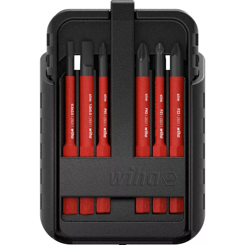 Wiha VDE Wechselklingen-Schraubendreher-Set 12-teilig slimBit electric SB2831B951