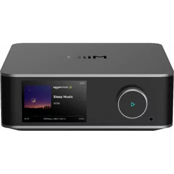 WiiM Ultra Dark Grey - Hi-Res Music Streamer & Network Audio Player mit Vorverstärker, HDMI ARC, Phono MM