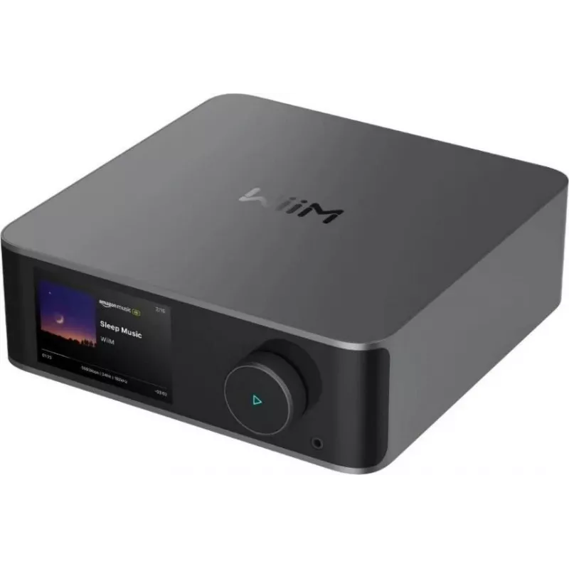 WiiM Ultra Dark Grey - Hi-Res Music Streamer & Network Audio Player mit Vorverstärker, HDMI ARC, Phono MM