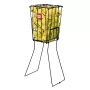 Wilson WRZ323700 Tennisball-Hopper - 75 Bälle Fassungsvermögen, klappbare Griffe, Stahldrahtkorb