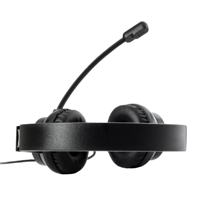 WINX CALL Clear 3,5-mm-Headset, kabelgebunden, On-Ear, mit Geräuschunterdrückungsmikrofon, Lautstärkeregler, Kunstlederpolster - Schwarz