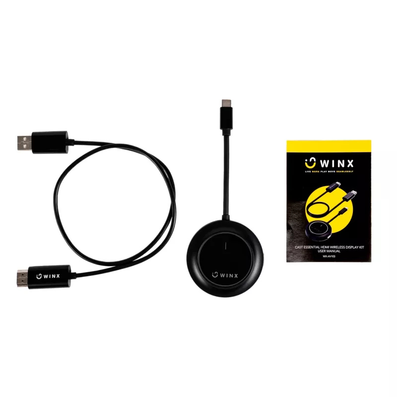 WINX CAST Essential kabelloses Display-Kit Full HD HDMI-Sender und -Empfänger-Set