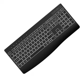 WINX DO Business Hintergrundbeleuchtete Kabelgebundene Tastatur-Maus-Kombination – Full-Size-Membran, Regenbogen-LED, Einstellbare DPI, Spritzwassergeschützt, USB Plug & Play