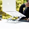 WINX DO Ergo Mehrfach verstellbarer Laptop-Ständer, Aluminium, Silber, 10-17 inch, faltbar, höhen- und neigungswinkelverstellbar
