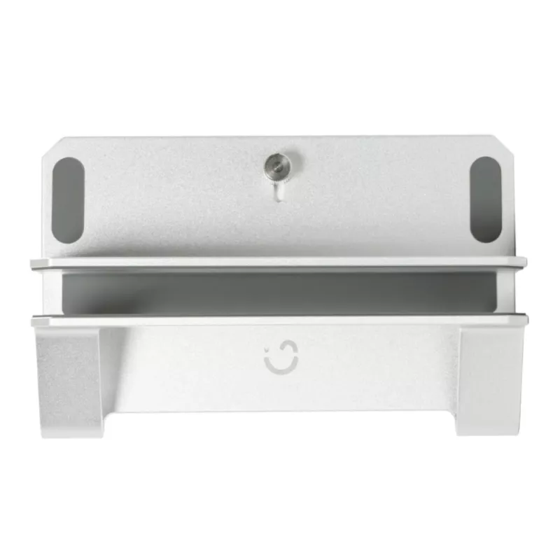 WINX DO Ergo Vertikaler Laptop-Ständer - Space Grey Aluminium, verstellbare Breite 10-30mm, rutschfest, Desktop-Organizer