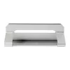 WINX DO Ergo Vertikaler Laptop-Ständer - Space Grey Aluminium, verstellbare Breite 10-30mm, rutschfest, Desktop-Organizer