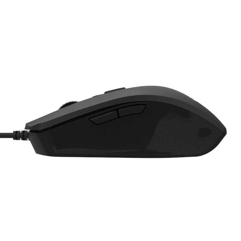 WINX DO ESSENTIAL Kabelmaus - 1000 DPI optisch, USB, beidhändig, Schwarz