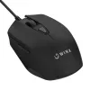 WINX DO ESSENTIAL Kabelmaus - 1000 DPI optisch, USB, beidhändig, Schwarz