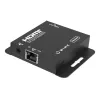 WINX LINK FAR 4K HDMI Extender über ein einzelnes Cat5e/6/7-Kabel bis zu 60m mit IR-Durchschleifung, HDCP 1.4, Schwarz