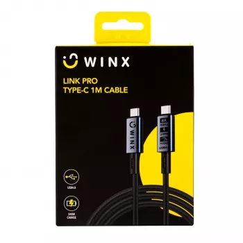 WINX LINK Pro Type-C 1m Kabel 100W PD USB 2.0 480Mbps Schwarz
