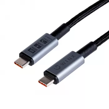 WINX LINK Pro Type-C 1m Kabel 100W PD USB 2.0 480Mbps Schwarz