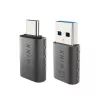 WINX LINK Simple Type-C- und USB-Adapter-Kombination – USB-C-Stecker auf USB-A-Buchse & USB-A-Stecker auf USB-C-Buchse, USB 2.0, 480 Mbit/s, Space Grau
