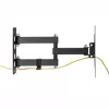 WINX MOUNT Pro Full-Motion-TV-Halterung für 32 Zoll-70 Zoll Fernseher, Doppelarm, 40kg, VESA bis zu 600x400, Schwarz