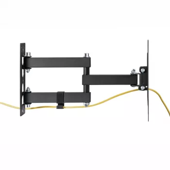 WINX MOUNT Pro Full-Motion-TV-Halterung für 32 Zoll-70 Zoll Fernseher, Doppelarm, 40kg, VESA bis zu 600x400, Schwarz