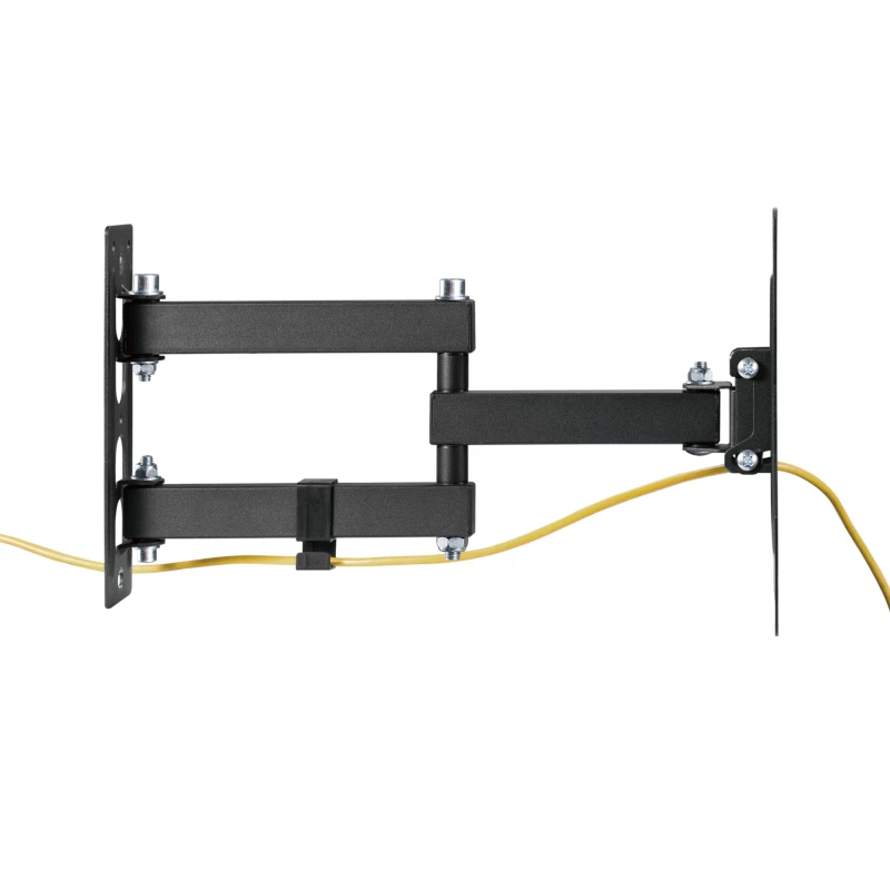 WINX MOUNT Pro Full-Motion-TV-Halterung für 32 Zoll-70 Zoll Fernseher, Doppelarm, 40kg, VESA bis zu 600x400, Schwarz