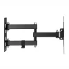 WINX MOUNT Pro Full-Motion-TV-Halterung für 32 Zoll-70 Zoll Fernseher, Doppelarm, 40kg, VESA bis zu 600x400, Schwarz