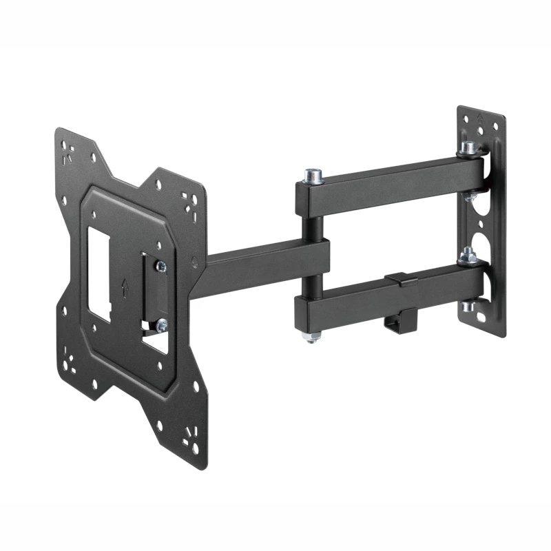 WINX MOUNT Pro Full-Motion-TV-Halterung für 32 Zoll-70 Zoll Fernseher, Doppelarm, 40kg, VESA bis zu 600x400, Schwarz