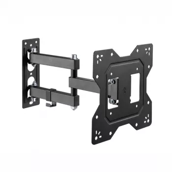 WINX MOUNT Pro Full-Motion-TV-Halterung für 32 Zoll-70 Zoll Fernseher, Doppelarm, 40kg, VESA bis zu 600x400, Schwarz