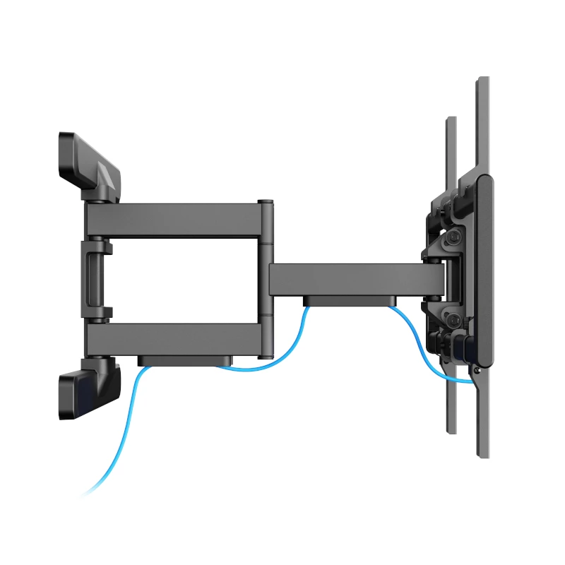 WINX MOUNT Ultra Vollbeweglicher TV-Halter für 32-70 Zoll Bildschirme, 40kg Belastung, Doppelarm, VESA 200x200 bis 600x400, Schwenk ±60°, Neigung +5°/-15°