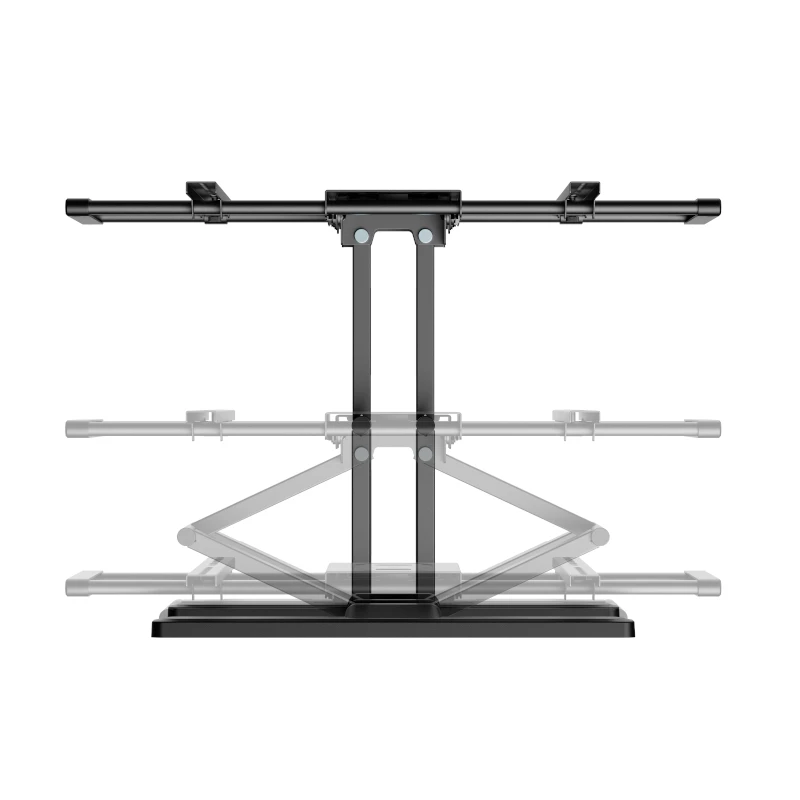 WINX MOUNT Ultra Vollbeweglicher TV-Halter für 32-70 Zoll Bildschirme, 40kg Belastung, Doppelarm, VESA 200x200 bis 600x400, Schwenk ±60°, Neigung +5°/-15°