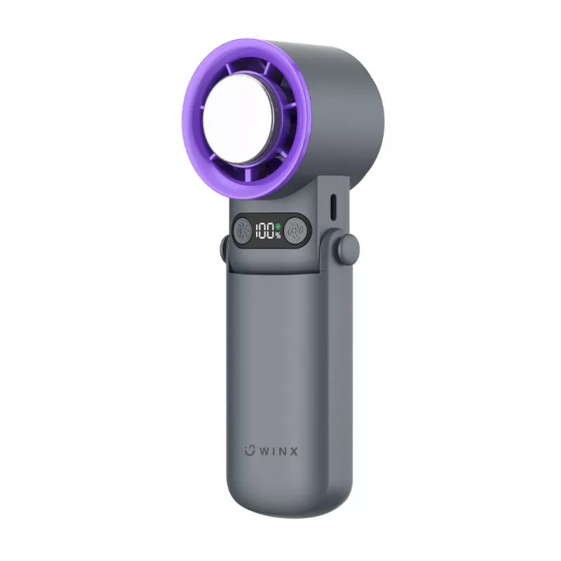 WINX MOVE Cool High-Speed Handheld Fan - 10.000 U/min, 3 Geschwindigkeiten, USB-C wiederaufladbar, 2000 mAh, Weiß