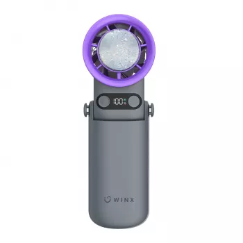 WINX MOVE Cool High-Speed Handheld Fan - 10.000 U/min, 3 Geschwindigkeiten, USB-C wiederaufladbar, 2000 mAh, Weiß