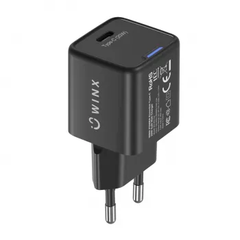 WINX POWER Essential Type-C 20W GaN Wandladegerät - Weiß