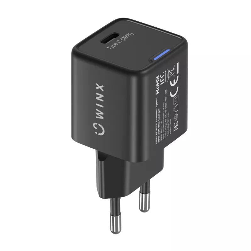WINX POWER Essential Type-C 20W GaN Wandladegerät - Weiß