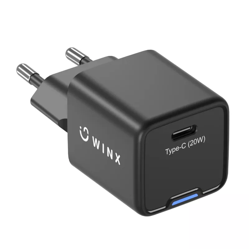 WINX POWER Essential Type-C 20W GaN Wandladegerät - Weiß