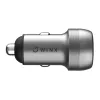 WINX POWER Fast 89W Auto-Ladegerät - USB-C PD 67W + USB-A QC 18W, Schwarz