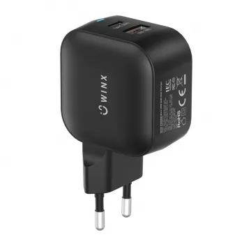 WINX POWER More 35W GaN-Netzteil - Doppel-USB-C & USB-A, PD 3.0 PPS, Weiß