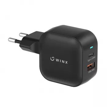 WINX POWER More 35W GaN-Netzteil - Doppel-USB-C & USB-A, PD 3.0 PPS, Weiß