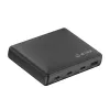 WINX POWER Ultra 140W GaN Desktop-Ladegerät - 2x USB-C PD 100W + USB-A QC 22.5W, Schwarz