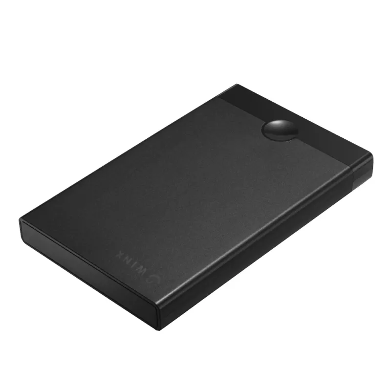 WINX STORE Fast 2,5 Zoll USB 3.2 Gen 1 SATA HDD/SSD-Gehäuse, werkzeuglos, Schwarz