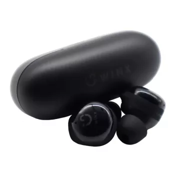 WINX VIBE Active 2 TWS Ohrhörer – Kabellose Bluetooth 5.3 In-Ear-Kopfhörer mit Ladecase, IPX4 Wasserschutz, ENC-Mikrofon, Touch-Bedienung, Gaming-Modus mit geringer Latenz, 24 Stunden Gesamtspielzeit, Schwarz