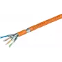 Wirewin VKW SFTP K7 LSOH3 1000SXB Cat.7 S/FTP Massennetzwerkkabel, 1000 m, Orange, LSOH3-Mantel, Massivblankkupfer, 23 AWG, 600 MHz, 10 Gbps