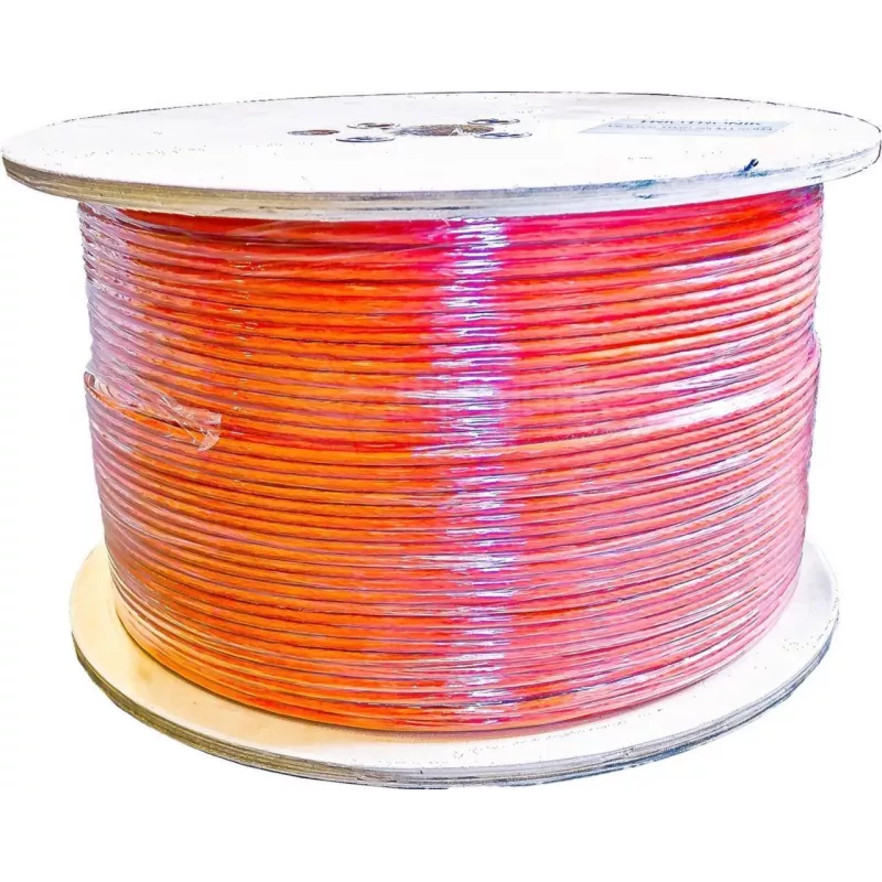 Wirewin VKW SFTP K7 LSOH3 500DXB Cat.7 S/FTP Netzwerkkabel als Meterware, 500 m, Orange, LSOH3