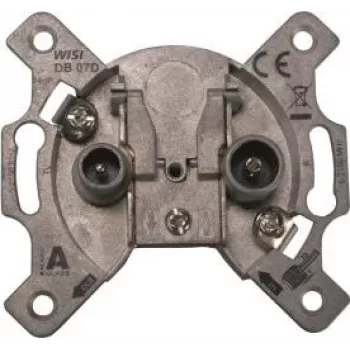 WISI DB07D Universelle Durchgangs-Antennendose 5-2150 MHz 14 dB Unterputz